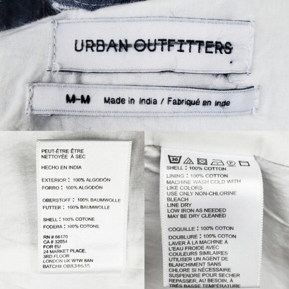 Urban Outfitters Womens Cindy Sleeveless Blue Chambray Bra Top Size M - Picture 5 of 6